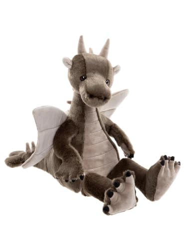 Charlie Bears Clubs Bearhouse Dragon Teddybär - Plüsch Sammeldrache mit weichem Fell und einzigartigem Design, 28 cm hoch von Charlie Bears