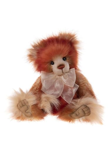 Charlie Bears – Ernte Mond | 2023 leuchtend orange Plüsch Teddybär Sammlerstück Original von Charlie Bears