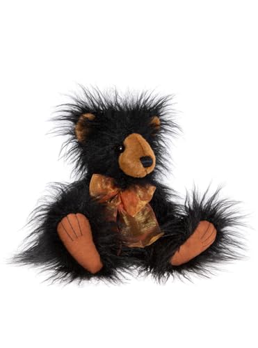 Charlie Bears Nutwood Plüsch-Teddybär zum Sammeln, braun, bestickte Nase, Mund und Pfoten, handgefertigt, 35,6 cm, weiches Fell, Glasaugen und einzigartiges Charakter-Design von Charlie Bears