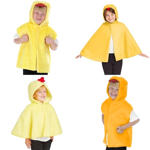 Charlie Crow Goldenes Huhn-Kostüm für Kinder, Einheitsgröße 3-8 Jahre. Charlie Crow Goldenes Huhn-Kostüm für Kinder, Einheitsgröße 3-8 Jahre. von Charlie Crow