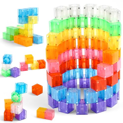 Charmofun Magnetische Bausteine, 48 Stück Magnetic Building Blocks, STEM Magnet Spielzeug Kinder, Magnetbausteine Kinder Geschenk für Jungen und Mädchen 3+ Jahren (2.5CM*2.5CM) Charmofun Magnetische Bausteine, 48 Stück Magnetic Building Blocks, STEM Magnet Spielzeug Kinder, Magnetbausteine Kinder Geschenk für Jungen und Mädchen 3+ Jahren (2.5CM*2.5CM) von Charmofun