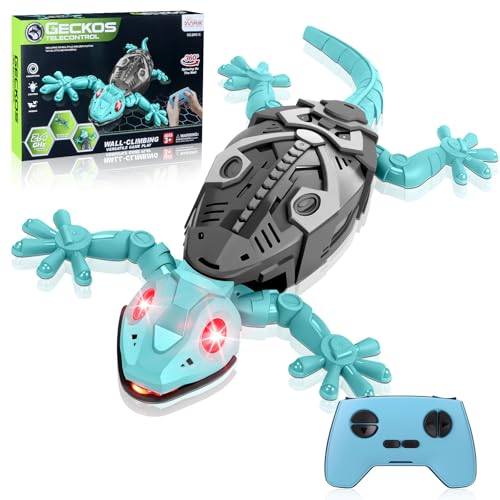 Charmofun Gecko Wandflitzer, Ferngesteuerter Gecko an der Wand Spielzeug, Mit Leuchtenden Led-Augen, Realistische Bewegungen, Interaktives Roboter Spielzeug Geschenk für Jungen Mädchen ab 3 Jahren Charmofun Gecko Wandflitzer, Ferngesteuerter Gecko an der Wand Spielzeug, Mit Leuchtenden Led-Augen, Realistische Bewegungen, Interaktives Roboter Spielzeug Geschenk für Jungen Mädchen ab 3 Jahren von Charmofun