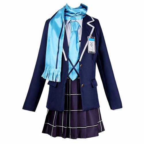 Anime Manga Blue Archive The Animation Cosplay Sunaookami Shiroko Cute JK Faltenrock-Set für Cosplay von Charous