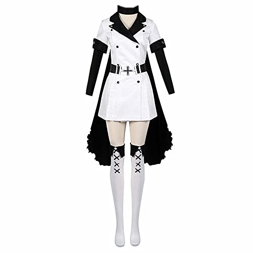 Charous Anime Manga Akame Ga KILL! Cosplay Esdeath Esdese Kostüm,Frauen Lange Trench Mantel Anzug Für Perform Cosplay von Charous