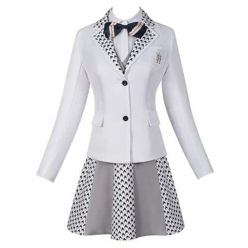 Charous Anime Manga Blue Lock Cosplay Mikage Reo Kostüm, High School JK Uniform Rock Set für Cosplay von Charous