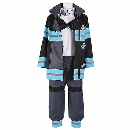 Charous Manga Fire Force Cosplay Tamaki Kotatsu Kostüm,Frauen Valiant Uniform Sets für Anime Perform Cosplay verwendet von Charous