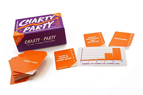 Charty Party - All Ages Edition - Mathematisch humorvolles Spiel - für 3 oder mehr Spieler - 30 bis 90 Spielzeit - Kartenspiel für Klassenzimmer, Familien und sogar Ihre Oma von Charty Party Game