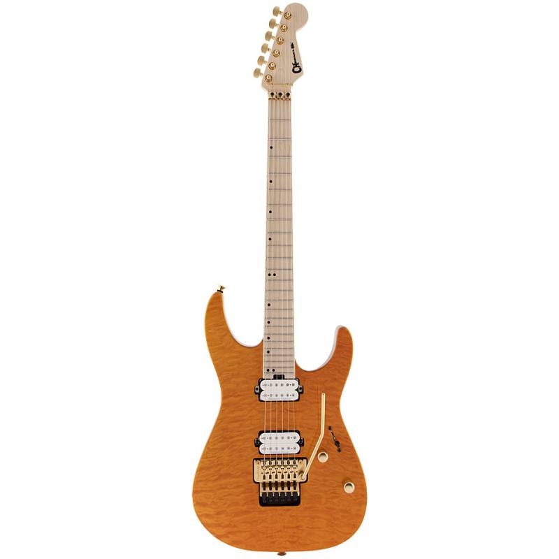 Charvel Pro Mod DK 24 HH FR Dark Amber E-Gitarre von Charvel