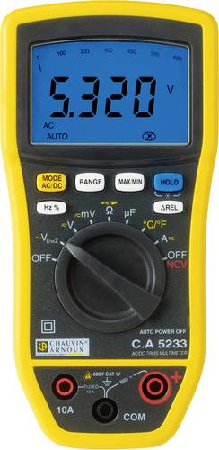 Chauvin Arnoux C.A 5233 Hand-Multimeter digital CAT IV 600 V, CAT III 600V Anzeige (Counts): 6000 von CHAUVIN ARNOUX