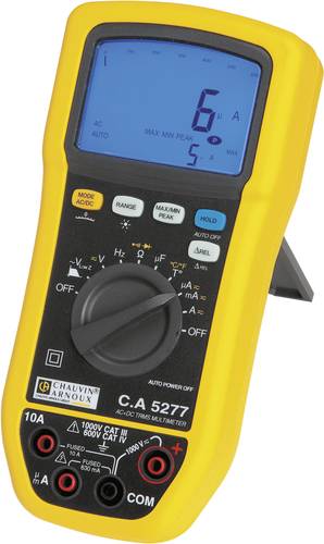 Chauvin Arnoux C.A 5277 Hand-Multimeter digital Spritzwassergeschützt (IP54) CAT III 1000 V, CAT IV von CHAUVIN ARNOUX