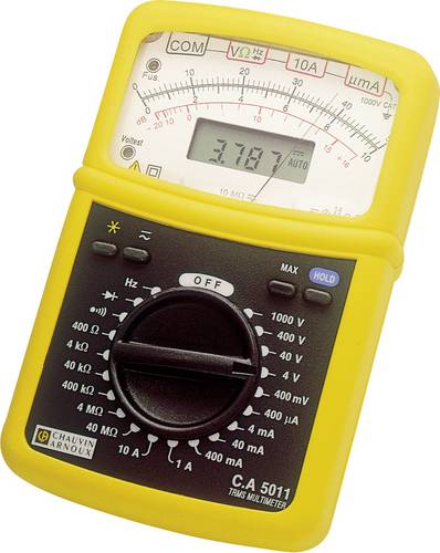 Chauvin Arnoux C.A 5011 Hand-Multimeter digital, analog CAT III 1000 V, CAT IV 600V Anzeige (Counts) von CHAUVIN ARNOUX