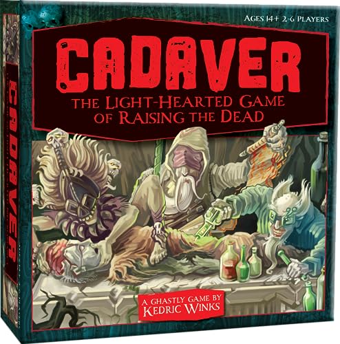 Cheatwell Games Cadaver | The Light-Hearted Game of Raising The Dead | Das perfekte Spiel für dunkle gruselige Nächte von Cheatwell Games