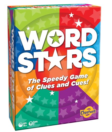 Cheatwell Games Word Stars The Game of Cracking Cryptic Clues to Find The Mystery Word, ab 14 Jahren, 2 Teams von Cheatwell Games