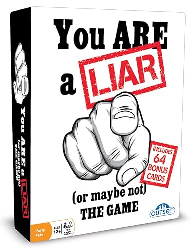 Cheatwell Games - You Are a Liar – Fakt- oder Fiction-Ratespiel – mit 120 Wahrheits- und 120 Lügenkarten – ab 12 Jahren von Cheatwell Games