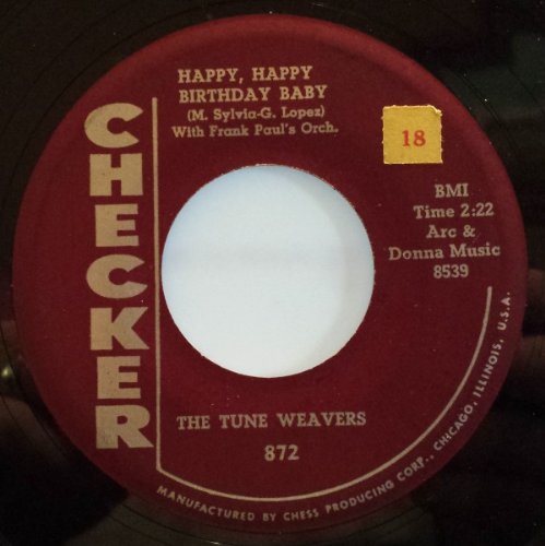 Happy, Happy Birthday Baby / Yo Yo Walk Vinyl 17,8 cm 45 - Checker - 872 von Checker