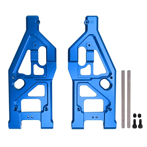 ChengyuWei 1 Paar vordere untere Hop-Up-Arme aus Aluminium, Aufhängungsarme für 1/5 ARRMA Kraton 8S Roller, vordere untere Aufhängungsarme ARA330589, vordere untere RC (Dunkelblau) von ChengyuWei