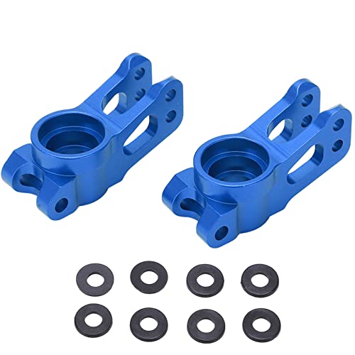 ChengyuWei 2 Stück RC-Hinterachsträger, Aluminium-Hinterachssitz, 1/10 RC-Hinterachssitzgruppe für LOSI Lasernut U4 Tenacity 1/10 RC-Car-Legierungs-Hinterachsträger (Blau) von ChengyuWei