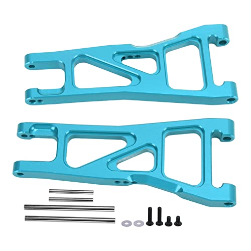 ChengyuWei 2-teiliger RC-Vorderschwingarm, vorderer unterer Schwingarm aus Aluminiumlegierung, unterer RC-Car-Schwingarm für 1/10 ferngesteuertes Auto, RC-Aufhängungsarm (Blau) von ChengyuWei