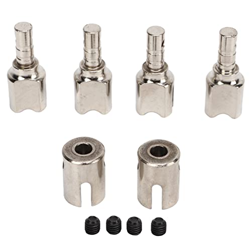 ChengyuWei 4 Stück RC-bearbeitete Metall-Differential-Outdrive-Becher, RC-Differential-Antriebsbecher mit Antriebswellen-Gelenkbecher für ARRMA 1/7 1/8 Autos (Silver) von ChengyuWei