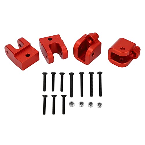 ChengyuWei 4PCS Racing Aluminium-Spurstangengestänge für Losi Baja Rey 1/10 Remote, Unterfahrschutzplatten-Verbindungshalterungen, Upgrade-Teile, RC-Spurstangenhalterung (Verrotten) von ChengyuWei