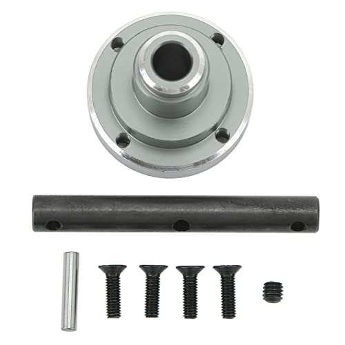 ChengyuWei Aluminium Differential Locker Spule Diff Case Halterungen für TraxxasMaxx X 1/10 RC Auto, RC Differential Locker Spule, RC Front Rear Differential Locker Spule (Titan) von ChengyuWei