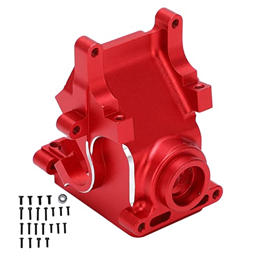 ChengyuWei Aluminium-Getriebegehäuse, Metall-Diff-Gehäuse, Getriebegehäuse-Upgrade-Teile, Getriebe-Gehäuse-Upgrade-Teil, Alu-Diff-Gehäuse, Getriebegehäuse, Metall vorne und hinten (Rot) von ChengyuWei