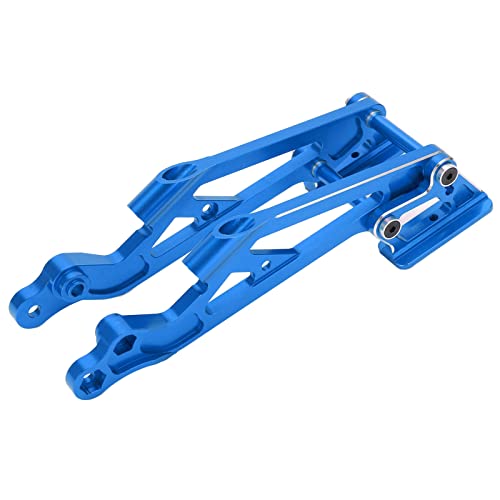 ChengyuWei Aluminiumlegierung RC Heckflügel-Montageset, Metall-Heckflügel-Montageset für Arrma 1/8 ferngesteuertes Auto, verstellbares Metall-Heckflügel-Montageset Upgrade-Zubehör (Blau) von ChengyuWei