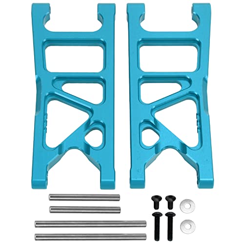 ChengyuWei Hintere untere Aufhängungsarme aus Aluminium für ARRMA Typhon Bigroc, RC-Car-Ersatzteile, hintere untere Aufhängungsarme aus Metall 1/10 RC Hinterradschwingen-Kit (Blau) von ChengyuWei