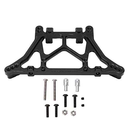 ChengyuWei Racing CNC-gefräste Aluminium-Hinterrad-Stoßdämpferbrücke, Upgrade-Teile-Zubehör, 94076 4 RC-Legierungs-Hinterrad-Stoßdämpferbrücke für TRAXXASS 1967 C10 RC-Automodell. (Schwarz) von ChengyuWei