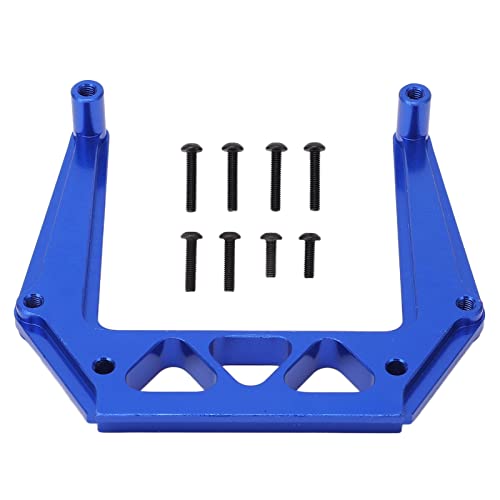 ChengyuWei Racing CNC-gefräste Aluminium-Stoßdämpferbrücke vorne, Upgrade-Teile, Zubehör, Stoßdämpfer-Set vorne und hinten aus Legierung, vorderes Stoßdämpferbrett (Blau) von ChengyuWei