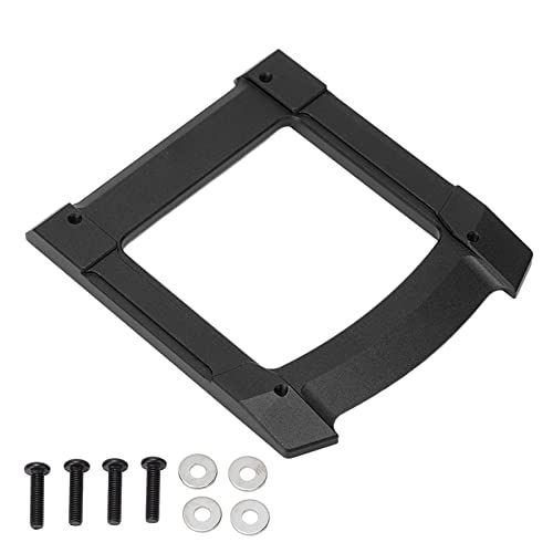 ChengyuWei Rc Skid Plate Aluminiumlegierung Rc Skid Plate Glide Chassis Armor Guard, für Arrma Granite 1/10 Remote, RC Skid Plate Glide Chassis Armor Guard (Schwarz) von ChengyuWei