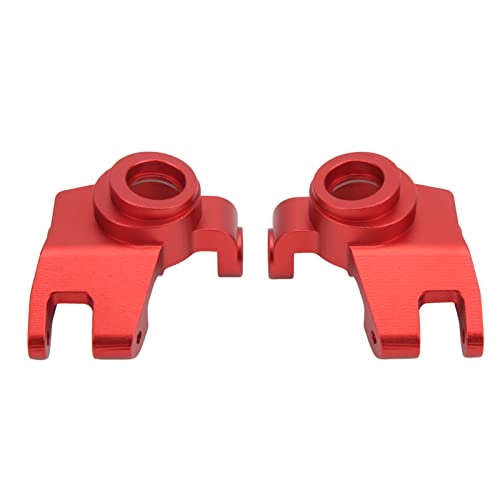 ChengyuWei Rote Aluminiumlegierung-Frontlenkschale, RC-Car-Upgrade-Teile für Axial 1/6 SCX6-Modell, RC-Car-LKW-Fahrrad-Ersatzteile, RC-Car-Modell-Zubehör (Rot) von ChengyuWei