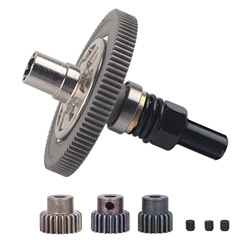 ChengyuWei Slipper-Zahnradsatz, 91T Slipper-Zahnradsatz Differential, 91T Slipper-Zahnradsatz, Aluminiumlegierung, RC-Car-Zahnradsatz, Passend für Arrma Senton 1/10 (Schwarz) von ChengyuWei