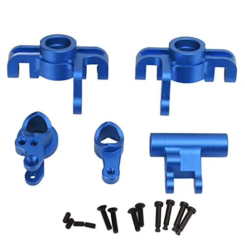 ChengyuWei Upgrade-Teile aus Metall-Aluminium-Legierung, Lenkungsbaugruppe, vordere Lenkschale, Lenkungskurbeln-Set für LOSI Lasernut U4 1/10 RC-Auto, RC-Lenkungsteile-Set (Blau) von ChengyuWei