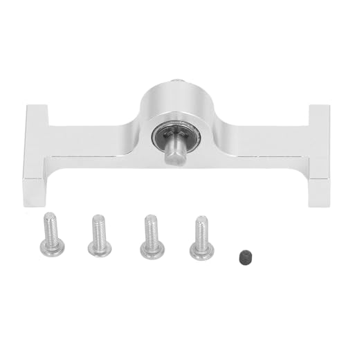 ChengyuWei Verteilergetriebe-Baugruppe, 70-mm-Verteilergetriebe aus Aluminiumlegierung, Getriebe mit D-förmiger Welle für 1/10 RC Crawler (Silber) von ChengyuWei