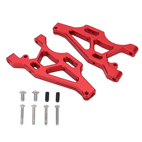 ChengyuWei Vordere untere Aufhängungsarme aus Aluminium, vordere obere und untere A-Arme, vordere untere Aufhängungsarme aus Metall für ARRMA Mojave 6S 1/7 RC Car Vorderer unterer (Rot) von ChengyuWei