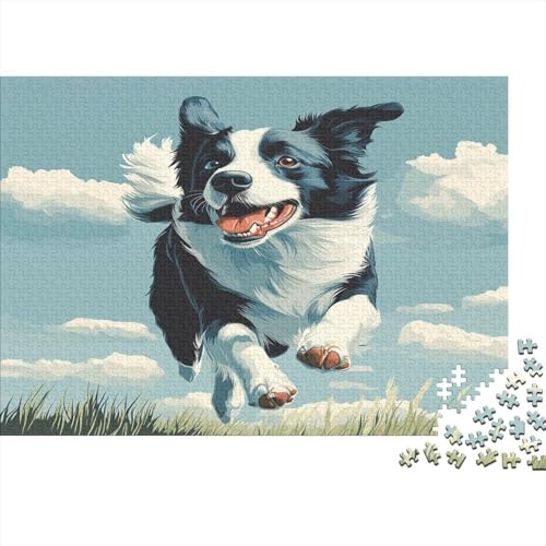 1000 Stück Holzstück Herausforderung Spielzeug|Border Collie Geschenke Für Erwachsene Unmögliches Puzzle Freundliche Unikate Für Erwachsene Kinder 1000pcs (75x50cm) von ChengzeTCo