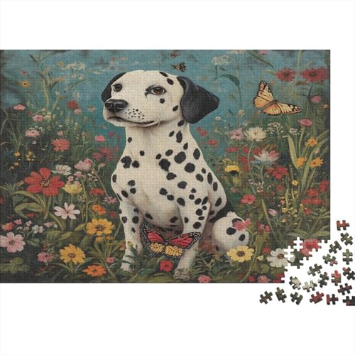 1000 Stück Holzstück Herausforderung Spielzeug|DALMATISCHER Familienspaß Unmögliches Puzzle Familienspaß Erwachsene Fesselnd 1000pcs (75x50cm) von ChengzeTCo