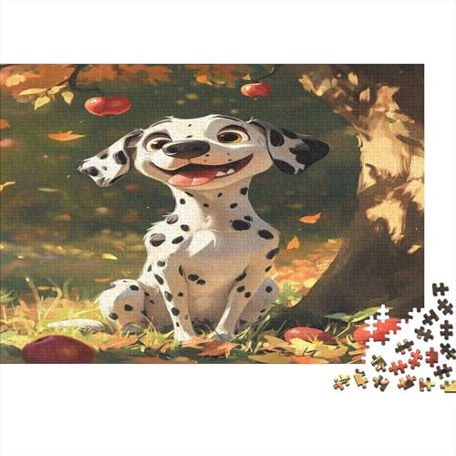 1000 Stück Holzstück Herausforderung Spielzeug|DALMATISCHER Familienspaß Unmögliches Puzzle Kunstwerk Erwachsene Fesselnd 1000pcs (75x50cm) von ChengzeTCo