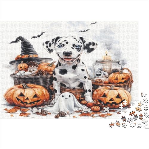 1000 Stück Holzstück Herausforderung Spielzeug|DALMATISCHER Familienspaß Unmögliches Puzzle Kunstwerk Für Erwachsene Kinder 1000pcs (75x50cm) von ChengzeTCo