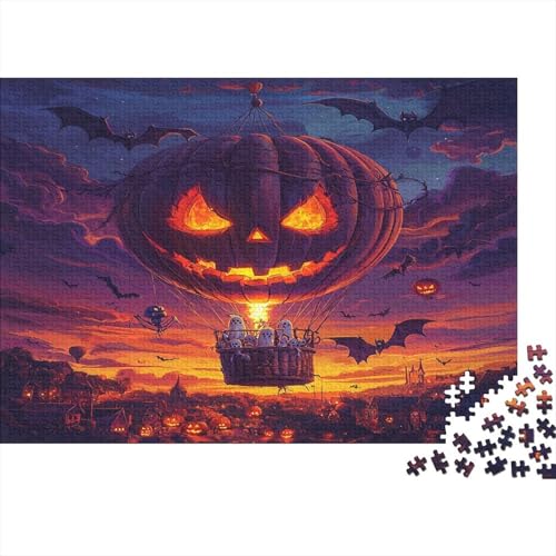 1000 Stück Holzstück Herausforderung Spielzeug|Heißluftballon Familienspaß Unmögliches Puzzle Kunstwerk Puzzle Für Erwachsene 1000pcs (75x50cm) von ChengzeTCo