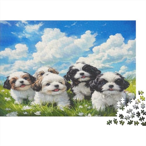 1000 Stück Holzstück Herausforderung Spielzeug|Pekinese Ideal Zur Entspannung Unmögliches Puzzle Familienspaß Puzzle Für Erwachsene 1000pcs (75x50cm) von ChengzeTCo