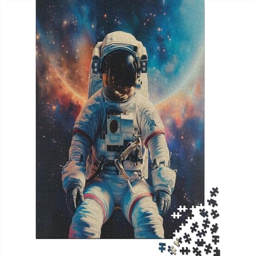 Astronaut Puzzle 1000 Teile,Puzzle Für Erwachsene, Impossible Puzzle,Puzzle 1000 Puzzle Home DekoRatteion Puzzle,Erwachsenenpuzzle Puzzel 1000pcs (75x50cm) von ChengzeTCo