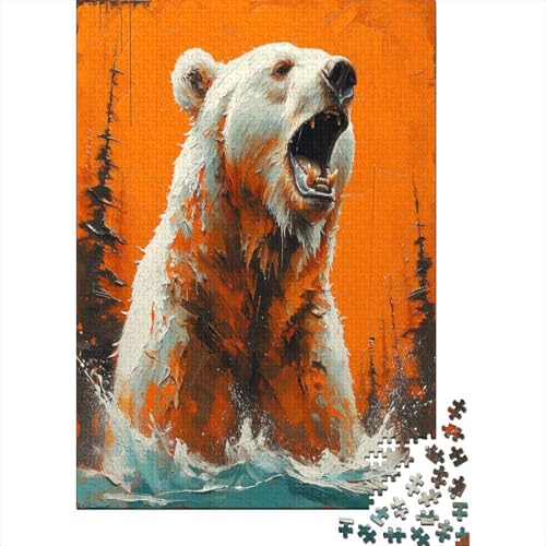 Brown Bär Puzzle 1000 Teile - Puzzle Für Erwachsene, Puzzle, Puzzlespiel Erwachsenen Puzzlespiel Puzzel 1000pcs (75x50cm) von ChengzeTCo