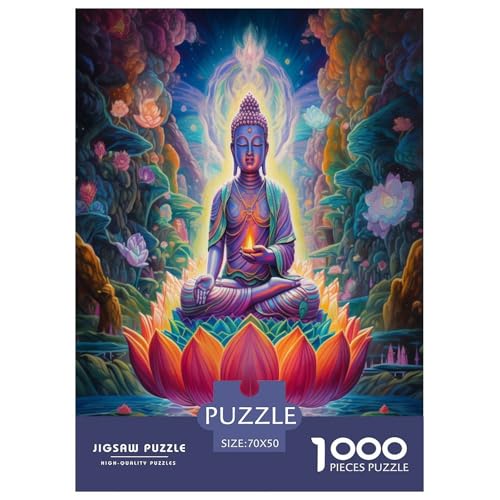 Buddha-Statue Puzzle 1000 Teile Schwer Puzzle Spielzeug Lernspiel Impossible Herausforderungsspielzeug Für Erwachsene Kinder 70x50cm/1000pcs Buddha-Statue Puzzle 1000 Teile Schwer Puzzle Spielzeug Lernspiel Impossible Herausforderungsspielzeug Für Erwachsene Kinder 70x50cm/1000pcs von ChengzeTCo