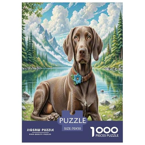 Deutscher kurzhaariger Zeiger Puzzle 1000 Teile Schwer Puzzle Spielzeug Lernspiel Impossible Herausforderung Spielzeug Für Erwachsene Und Kinder Ab 12 Jahren 70x50cm/1000pcs Deutscher kurzhaariger Zeiger Puzzle 1000 Teile Schwer Puzzle Spielzeug Lernspiel Impossible Herausforderung Spielzeug Für Erwachsene Und Kinder Ab 12 Jahren 70x50cm/1000pcs von ChengzeTCo