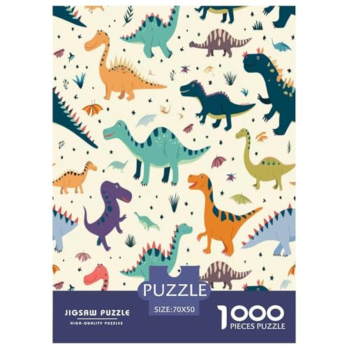 Dinosaurier Puzzle 1000 Teile Schwer Puzzle Spielzeug Lernspiel Impossible Herausforderungsspielzeug Für Erwachsene Und Kinder Ab 14 Jahren 70x50cm/1000pcs Dinosaurier Puzzle 1000 Teile Schwer Puzzle Spielzeug Lernspiel Impossible Herausforderungsspielzeug Für Erwachsene Und Kinder Ab 14 Jahren 70x50cm/1000pcs von ChengzeTCo