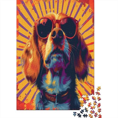 Golden Retriever Puzzle 1000 Teile Erwachsener Kniffel Spaß Für Die Ganze Familie - Abwechslungsreiche 1000 Puzzleteilige Motive Puzzlespiel Erwachsene, Puzzel 1000pcs (75x50cm) von ChengzeTCo