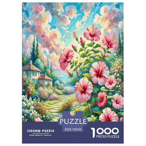 Hibiscus Puzzle 1000 Teile Schwer Puzzle Spielzeug Pädagogisches Spiel Impossible Herausforderungsspielzeug Für Erwachsene Und Kinder Ab 12 Jahren 70x50cm/1000pcs Hibiscus Puzzle 1000 Teile Schwer Puzzle Spielzeug Pädagogisches Spiel Impossible Herausforderungsspielzeug Für Erwachsene Und Kinder Ab 12 Jahren 70x50cm/1000pcs von ChengzeTCo