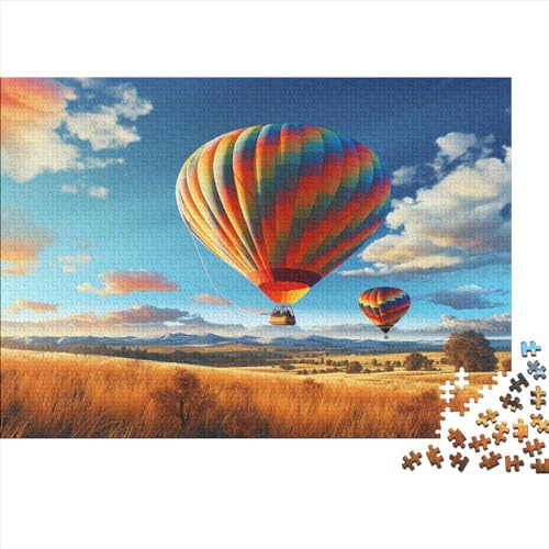 Hot Air Ballon Puzzle Farbenfrohes 500 Teile Impossible Puzzle Herausforderung Puzzle Rahmen Puzzle Puzzle-Geschenk Erwachsene-Puzzle von ChengzeTCo